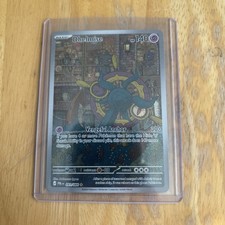 Dhelmise 091/084 PITCH BLACK Illustration Rare Holo Eng 140HP picture