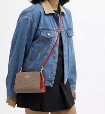 Coach Gia Crossbody Bag  Signature Canvas CCK77 NWT picture