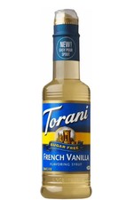 Torani Sugar Free French Vanilla Syrup, Zero Calorie, Authentic Coffeehouse Bott picture
