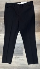 NWT Liz Claiborne Black Career Dress Pants Slim Leg Ankle Office Career Sz 10 picture