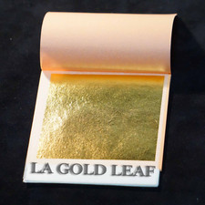 L.A. Gold Leaf: 24k Genuine Triple Gold Leaf Sheets (Loose or Transfer) picture