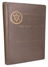 1893 1st, Reminiscences of H. P. Blavatsky, Secret Doctrine, Theosophy, Occult picture