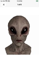 For Halloween Cosplay Alien Mask Scary Horrible Horror Alien mask Magic Mask USA picture