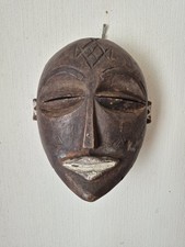 Old Tchokwe Wood Mask From Democratic Republic Of Çongo. picture