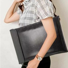 Fireproof Document Bag 15”x 11” X-Large Upgrade Money Bag Fire Safe Storage NEW picture