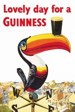 Lovely Day for a Guinness Vintage Toucan Beer Poster picture