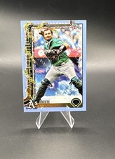 2025 Topps Holiday - Shea Langeliers #H102 Light Blue glitter  picture