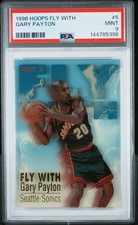 1996-97 Hoops Fly With Gary Payton #5 Insert PSA 9 Seattle SuperSonics picture