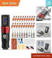 Wormhole Saros Wireless Tattoo Pen Kit for Beginners - Multi-Function & Advanced picture