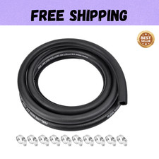 5/16 Inch ID Fuel Line Hose - 10FT Marine Grade Fuel Line with 10PCS Hose Clamps picture