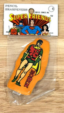 New Sealed Vtg 1980 Robin From Batman DC Comics Super Friends Pencil Sharpener picture