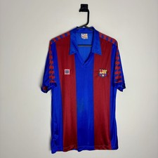 Barcelona Football Shirt Jersey Original 1984-1989 Home (L) 0832 picture