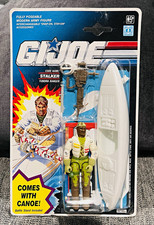 Hasbro MOC ‘92 G.I. Joe Stalker Tundra Ranger Action Figure w Canoe & Gear NRFP  picture