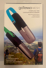 goTenna Mesh Off-Grid SMS & GPS Device Pair Blue & Green (900-00172), New Sealed picture