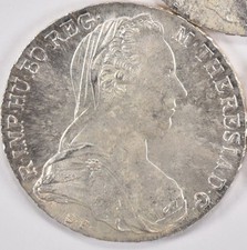 1780-Dated Austria Taler Silver Maria Theresa Thaler picture