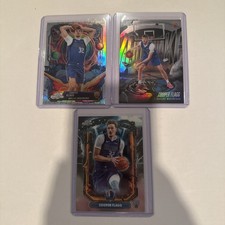 Cooper Flagg RC Lot (3 cards)  2 Refractors + ET Base - Topps Chrome Mavericks  picture