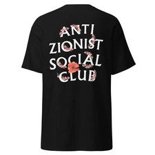 Anti Zionist Social Club Shirt, Palestine Poppy Graphic Tee, Free Palestine picture