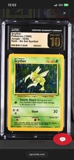 POP 1-Pristine 10-1999 Pokemon Scyther Holo Jungle No Symbol Vintage picture