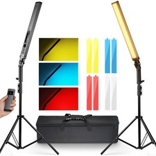 NEEWER Upgraded  2 Packs Handheld Dimmable LED Video Light Stick Lighting Kit picture