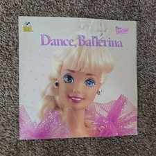 Vintage 1995 Golden books Dance, ballerina barbie soft cover book picture