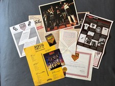 Vintage Original 1976-1978 KISS Army Membership Kit Items. Sticker. Cards Photos picture