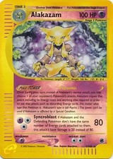 Alakazam - 1/165 - Pokemon Expedition Reverse Holo Rare Card MP picture