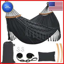 SUNCREAT 2 Person Hammock Without Stand, Dark Gray picture