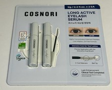 Cosnori Long Active Eyelash Serum, 9g x2, Vegan, Korean Lash Growth, Dual Brush picture
