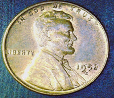 1952 D/S OMM - FS-511 (D Over S) Lincoln Wheat Cent BU Red picture
