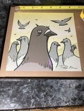 AntiHero pigeon artist todd francis SIGNED print  picture