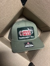 Redman Tobacco Bass Fishing Richardson Olive Trucker Hat picture