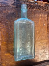 Antique Indian vegetable medicine bottle 1880s 1890s 8 1/2 inches tall nice bott picture