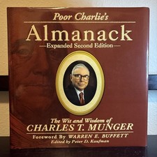 Signed Poor Charlie's Almanack Wit & Wisdom Of Charles T Munger 2006 Expd 2nd Ed picture