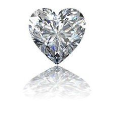 Fiery 1 Ct Heart Shape 6.5mm Real White Moissanite 100% Genuine Loose Diamond picture