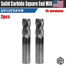 2PCS 4 Flute 3/4