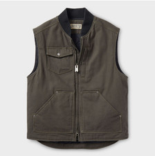 DULUTH Men's Superior Fire Hose Insulated Vest, Iron Ore NEW picture