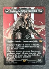 MTG Final Fantasy English Sephiroth, Fabled Soldier Borderless 0382 Non-Foil picture