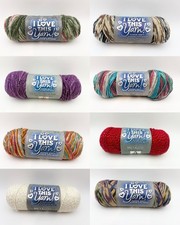 Multiple Colors ~ I Love This Yarn RARE DISCONTINUED Print Stonewash READ picture