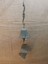 Vintage Jeff Cross Harmony Hollow Carefree Seashell Design Cast Bronze Bell picture