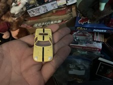 VINTAGE AURORA T-JET YELLOW Ford GT HO SCALE SLOT CAR SHELL picture
