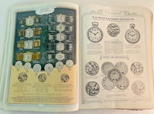 Antique A.IHall & Son 1927 Art Deco Catalogue Clock Jewelry Watches Silver Gold picture