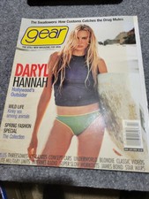 Vintage Gear Magazine Daryl Hannah Cover March/April 1999 Great Condition picture