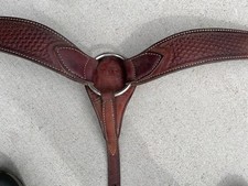 Billy Cook Breast Collar Brown Leather picture