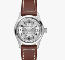 Hamilton Khaki Field Automatic Silver Dial 38mm Men's Watch H70455553 picture