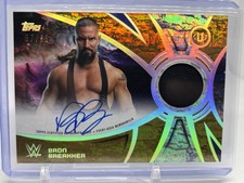 2026 Topps Universe WWE Bron Breakker Superstar Relic Auto /99 (H217) picture