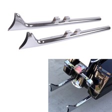 39”Fishtail Exhaust Pipe Slip Ons for Harley Touring Road King 1995-2016 Great picture