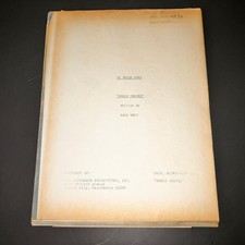 MY THREE SONS (1971) “Ernie Drives” Original Carbon Script TV Episode COA picture