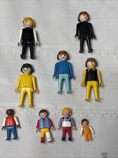 Vintage Playmobil Figures Lot of 9 1974 -1990’s picture