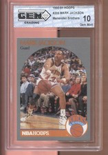 1990-91 Mark Jackson Menendez Brothers #205 Gem Mint 10 New York Knicks picture