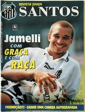 1995 Santos - Brazil - Official Magazine - Jamelli Centrespread - Zaragoza picture